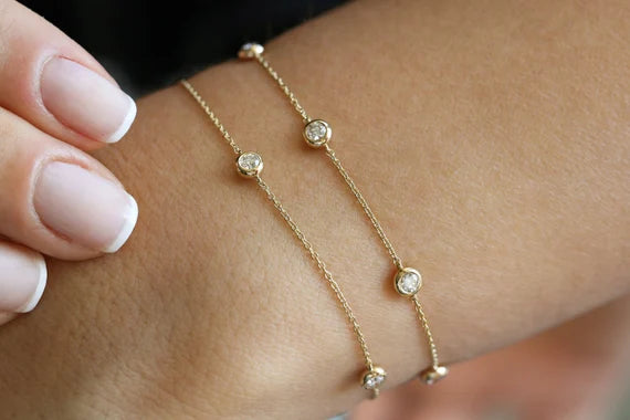 Lengths of Luxury Bracelet with Diamonds 14k Gold (0.65ct.tw.)