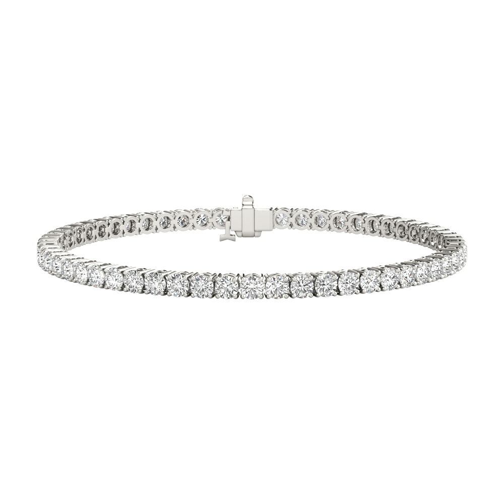 Diamond Tennis Bracelet in 14kt White Gold (6.90 ct.tw)