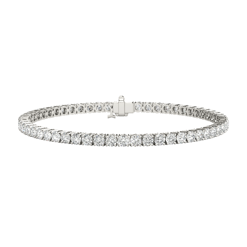 Diamond Tennis Bracelet in 14kt White Gold (5.04ct.tw.)