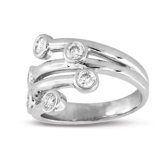 Diamond Ring Ring Hand Set in 14k Gold 0.50 c.t.w.