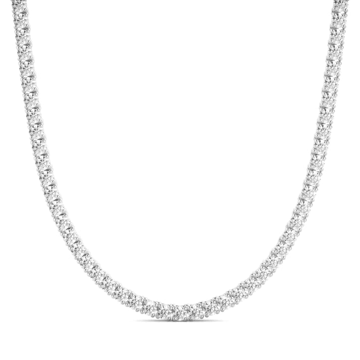 Tennis Necklace Lab Created Diamond 6.92 ct. tw in 14k White Gold